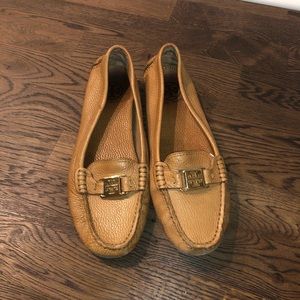 Tory Burch Driving Loafer Brown Leather Size 10